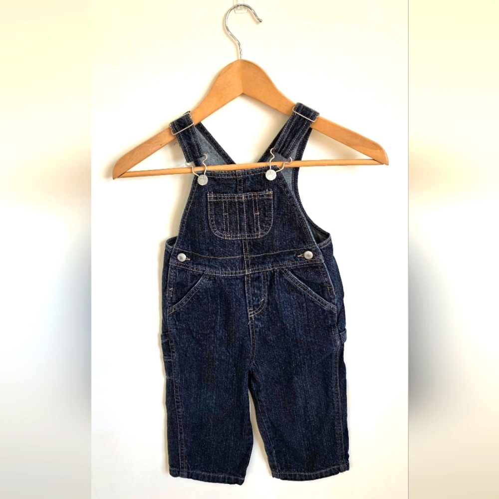 Levi's Vintage Blue Denim Overalls Adjustable Straps 24M
